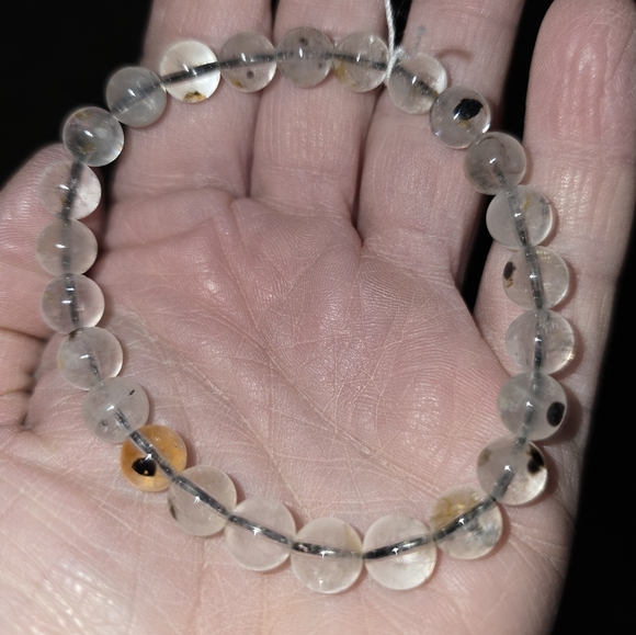 8mm Herkimer Diamond Bracelet - Picture 8 of 15